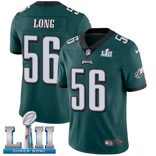 Men Philadelphia Eagles #56 Long Green Limited 2018 Super Bowl NFL Jerseys
